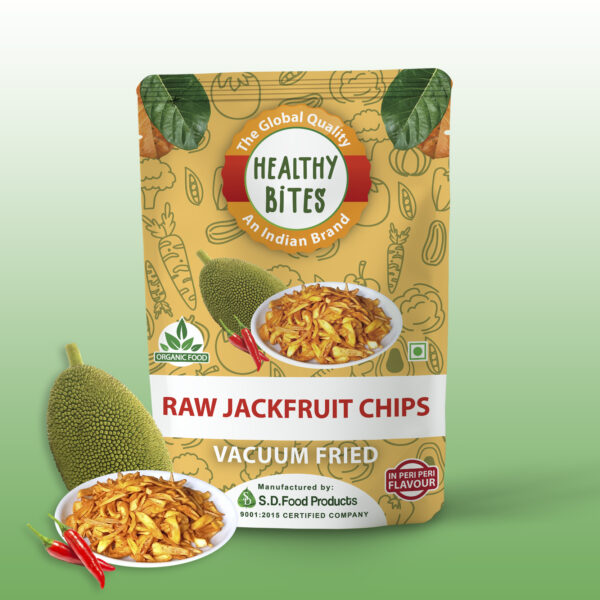 Raw Jackfruit Vacuum Fried Chips – 100 gms