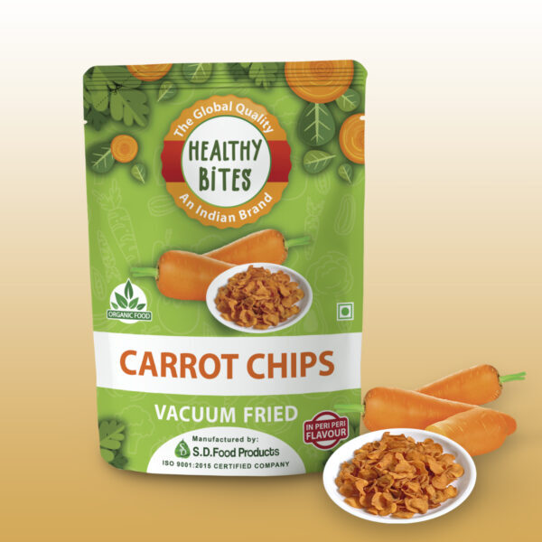 Vacuum Fried Carrot Chips (50gms)