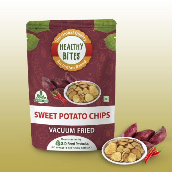 Sweet Potato – Vacuum Fried chips – 150 gms
