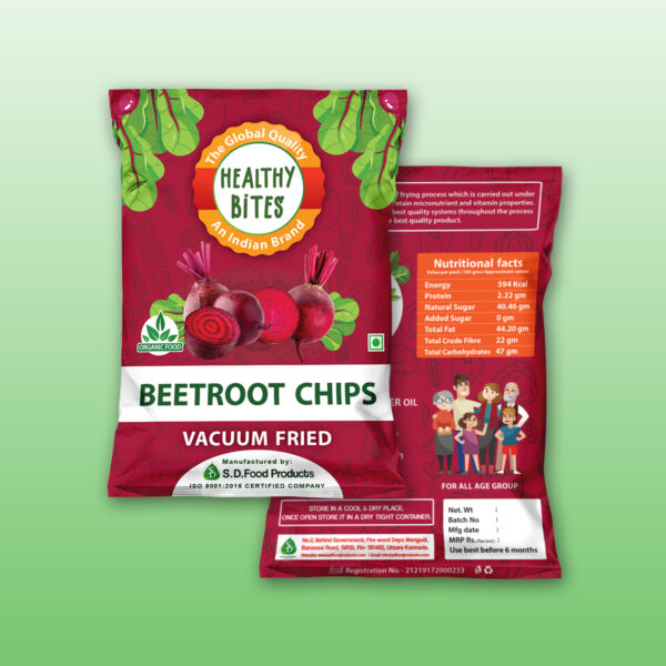 Beetroot Vacuum Fried Chips - Image 3